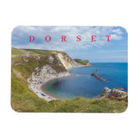 Dorset Man O'War vue plage réfrigérateur aimant