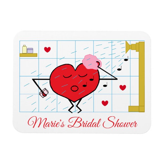 Magnet Flexible Douche de Mariée (Horizontal)