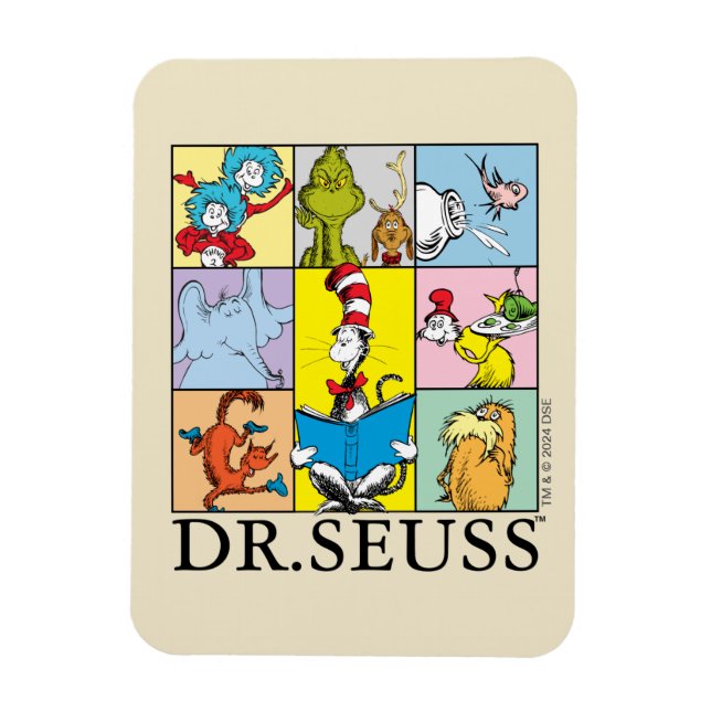 Magnet Flexible Dr Seuss | Graphique Histoires (Vertical)