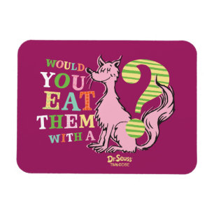 Magnet Flexible Dr. Seuss   Les mangeriez-vous avec un renard ?
