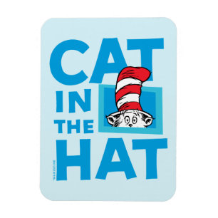 Magnet Flexible Dr. Seuss Logo du Chat dans le Chapeau
