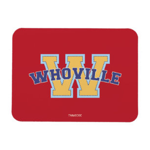 Magnet Flexible Dr Seuss   Logo sportif Who-ville