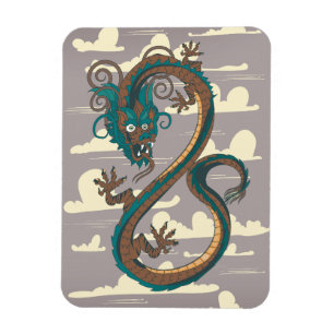 Magnet Flexible Dragon Chinois