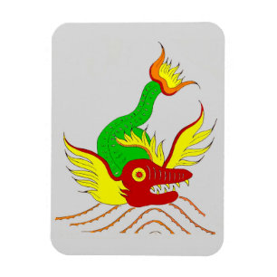 Magnet Flexible dragon effrayant