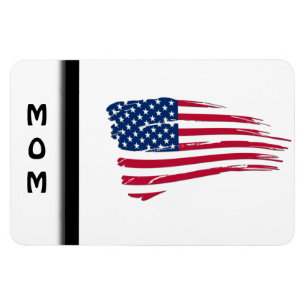 Magnet Flexible Drapeau américain en lambeaux