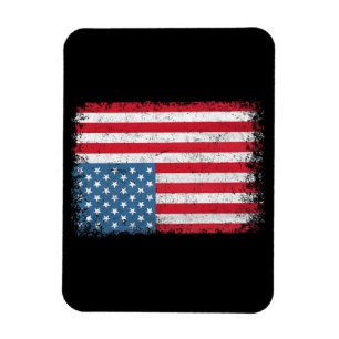 Magnet Flexible Drapeau Américain Patriotique Pour Hommes Femmes E