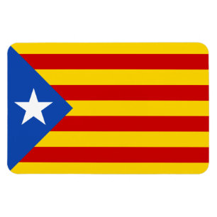 Magnet Flexible Drapeau catalan de l'indépendance de "L'Estelada