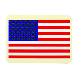 Magnet Flexible Drapeau Chats Noirs Et Bandes