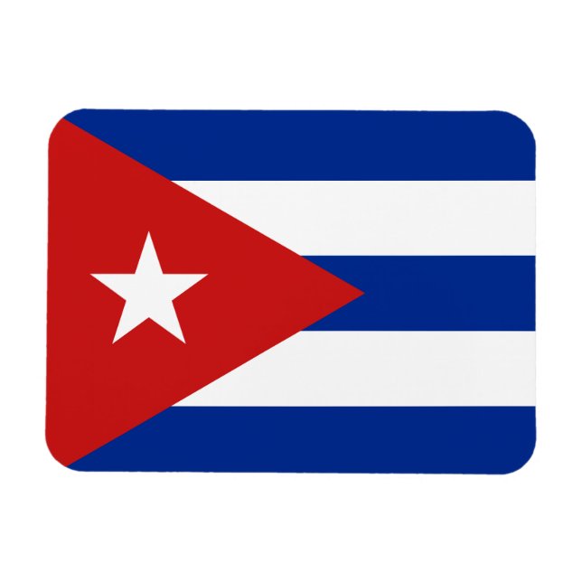 Magnet Flexible Drapeau de Cuba (Horizontal)