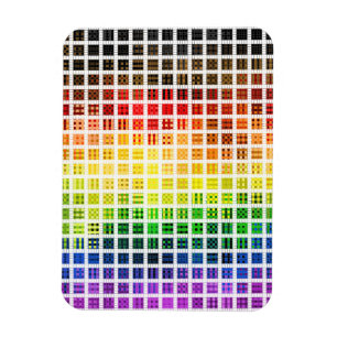 Magnet Flexible Drapeau de fierté gay arc-en-ciel coloré à carreau