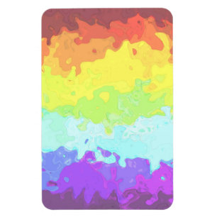 Magnet Flexible Drapeau de fierté Neurogenre Abstrait Bohème Tripa