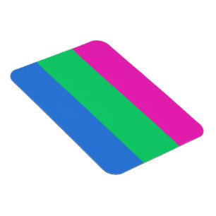 Magnet Flexible Drapeau de fierté polysexuelle
