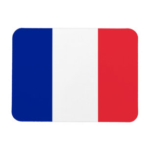 Magnet Flexible Drapeau de France, drapeau national du Tricolor