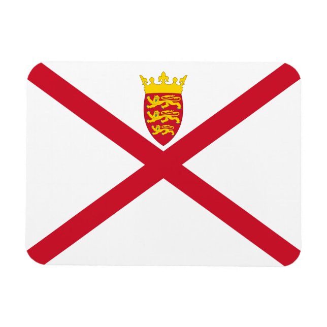 Magnet Flexible Drapeau de Jersey (Horizontal)