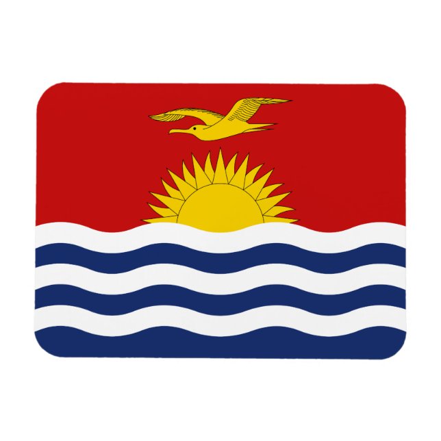 Magnet Flexible Drapeau de Kiribati (Horizontal)