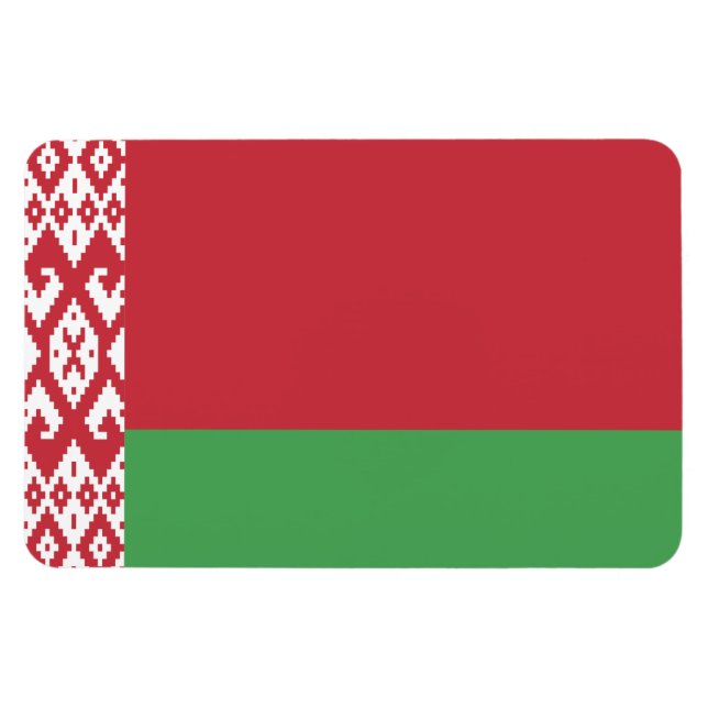 Magnet Flexible Drapeau de la Biélorussie (Horizontal)
