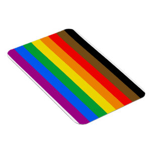 Magnet Flexible Drapeau de la fierté arc-en-ciel de Philly