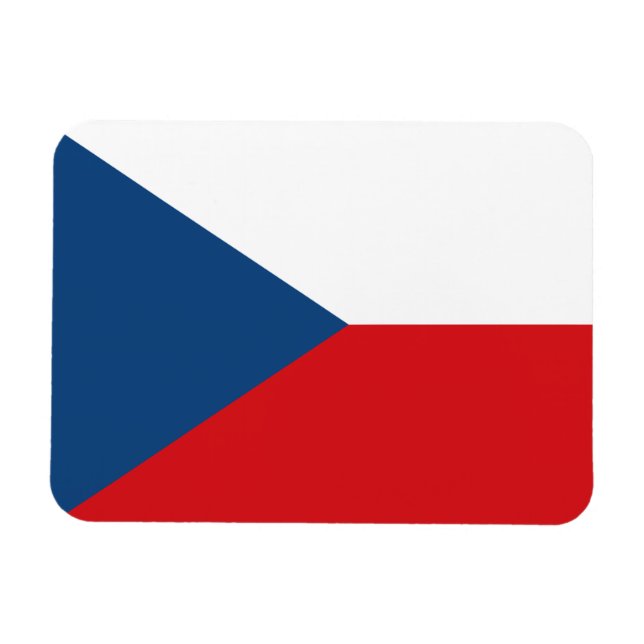 Magnet Flexible Drapeau de la République tchèque (Horizontal)