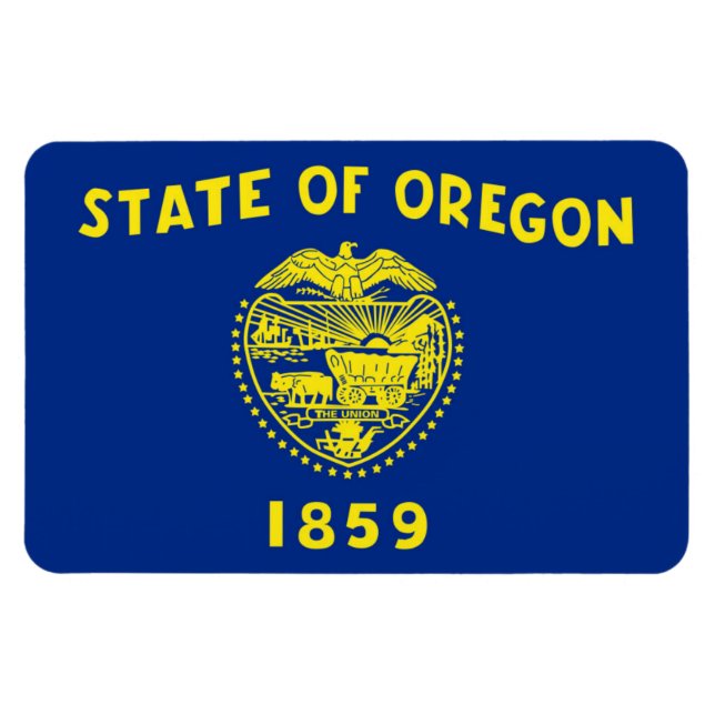 Magnet Flexible Drapeau de l'État de l'Oregon (Horizontal)