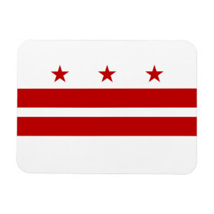Magnet Flexible Drapeau de l'État de Washington DC