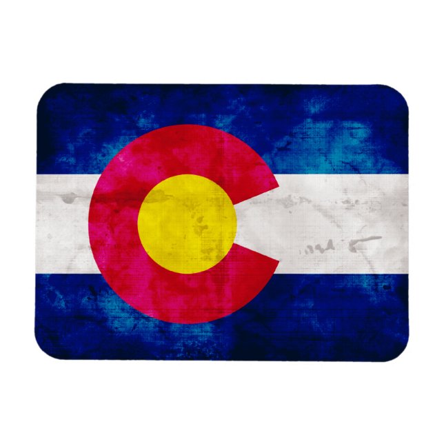 Magnet Flexible Drapeau de l'État du Colorado (Horizontal)