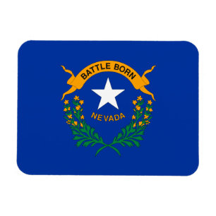 Magnet Flexible Drapeau de l'État du Nevada