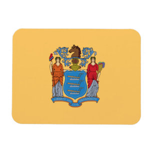 Magnet Flexible Drapeau de l'État du New Jersey