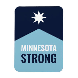 Magnet Flexible Drapeau de l'État rebelle du Minnesota