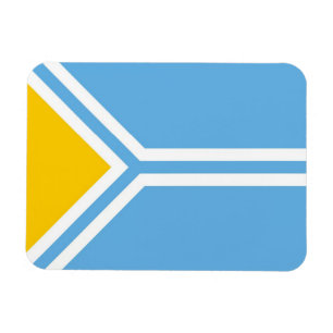 Magnet Flexible Drapeau de l'ethnie tuvine sibérienne