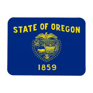 Magnet Flexible Drapeau de l'Oregon