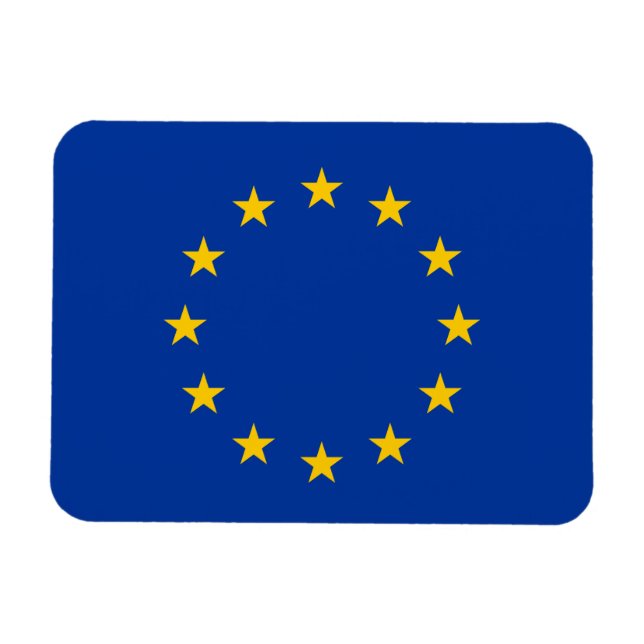 Magnet Flexible Drapeau de l'Union européenne (Horizontal)