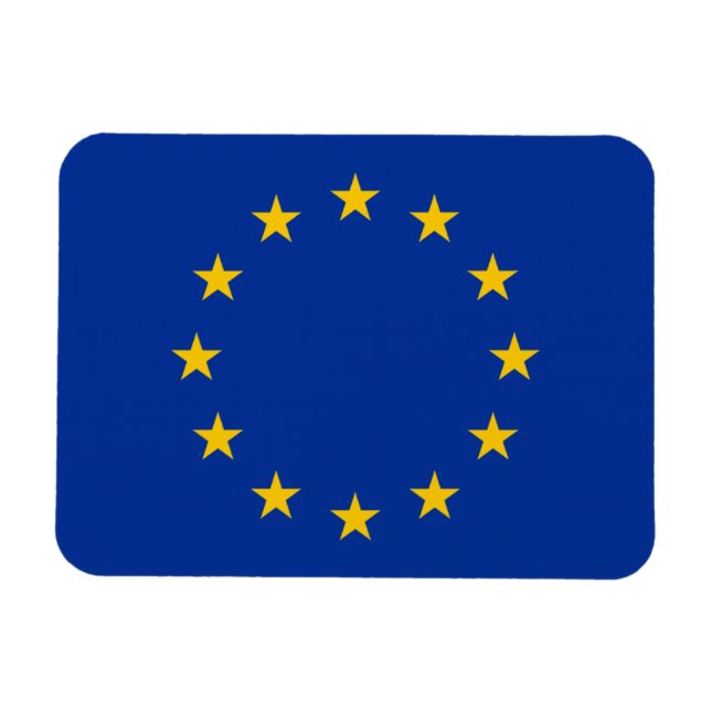 Magnet Flexible Drapeau de l'Union européenne (Horizontal)
