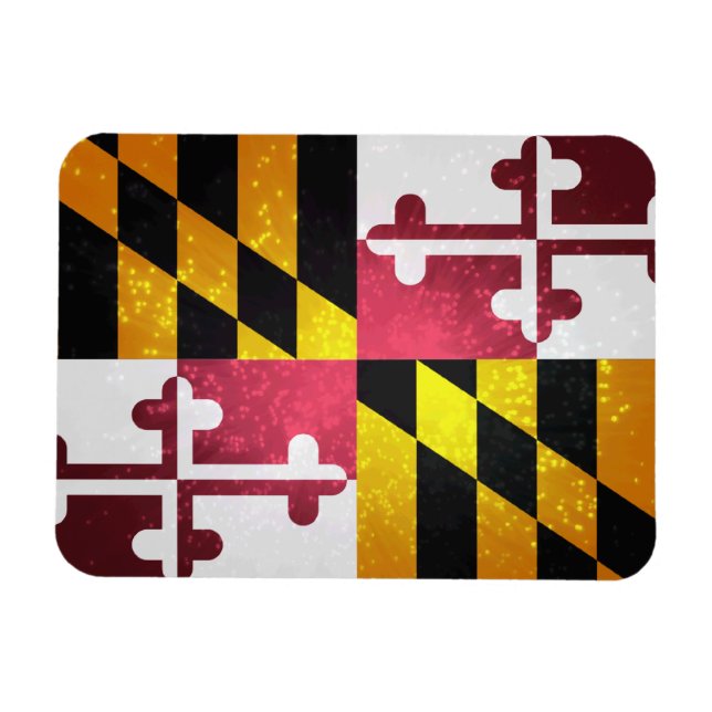 Magnet Flexible Drapeau de Marylander (Horizontal)