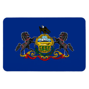 Magnet Flexible Drapeau de Pennsylvanie