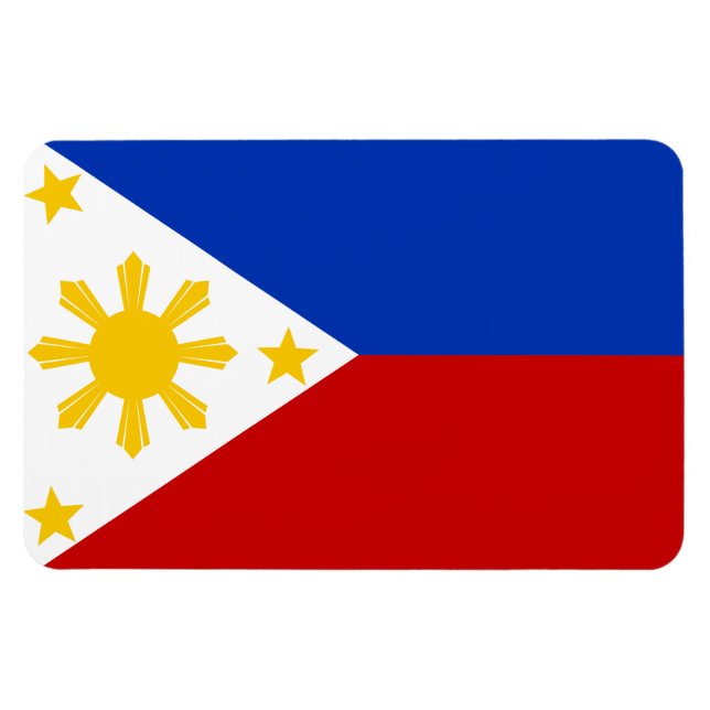 Magnet Flexible Drapeau des Philippines (Horizontal)