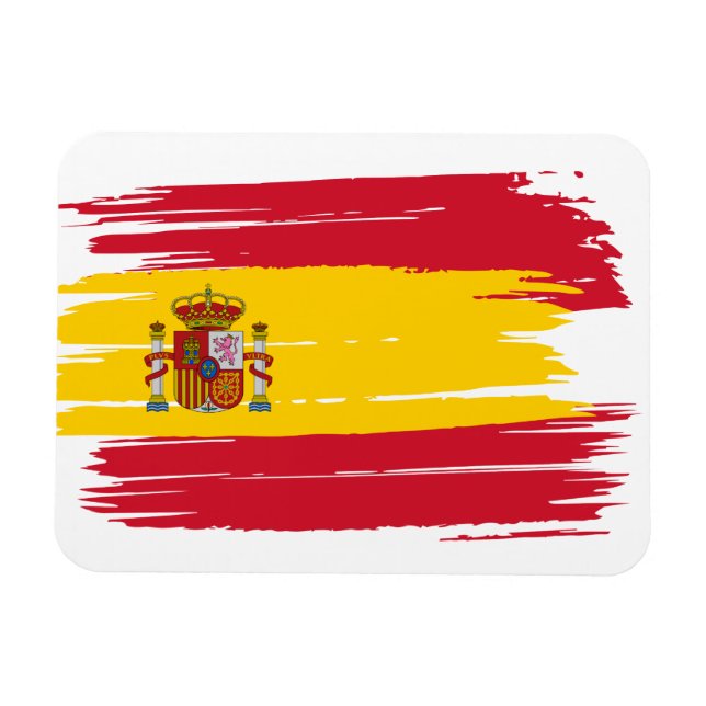 Magnet Flexible Drapeau d'Espagne (Horizontal)