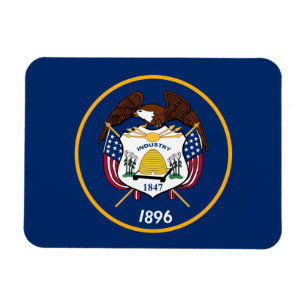 Magnet Flexible Drapeau d'état de l'Utah