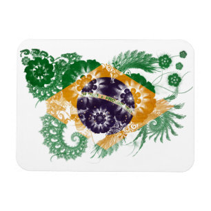 Magnet Flexible Drapeau du Brésil