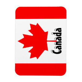 Magnet Flexible Drapeau du Canada Couleurs canadiennes Rouge Blanc