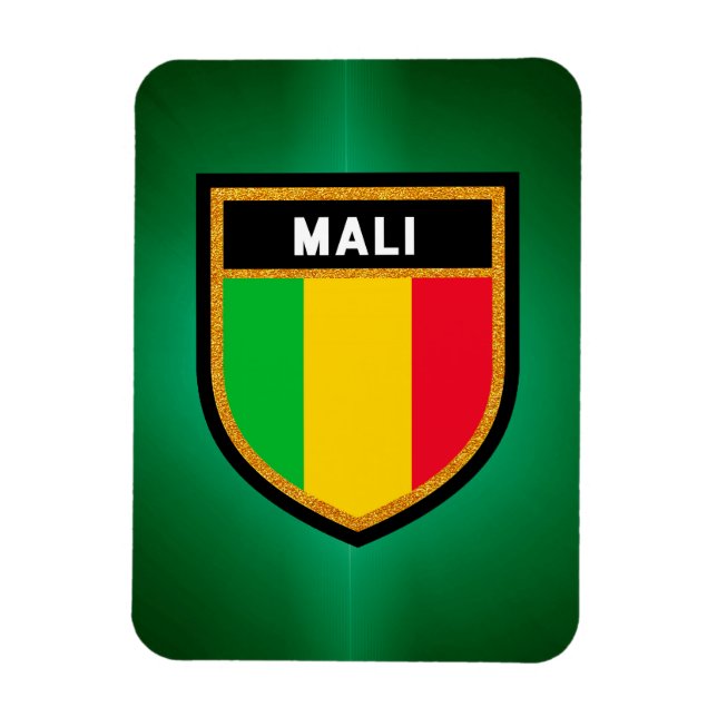 Magnet Flexible Drapeau du Mali (Vertical)