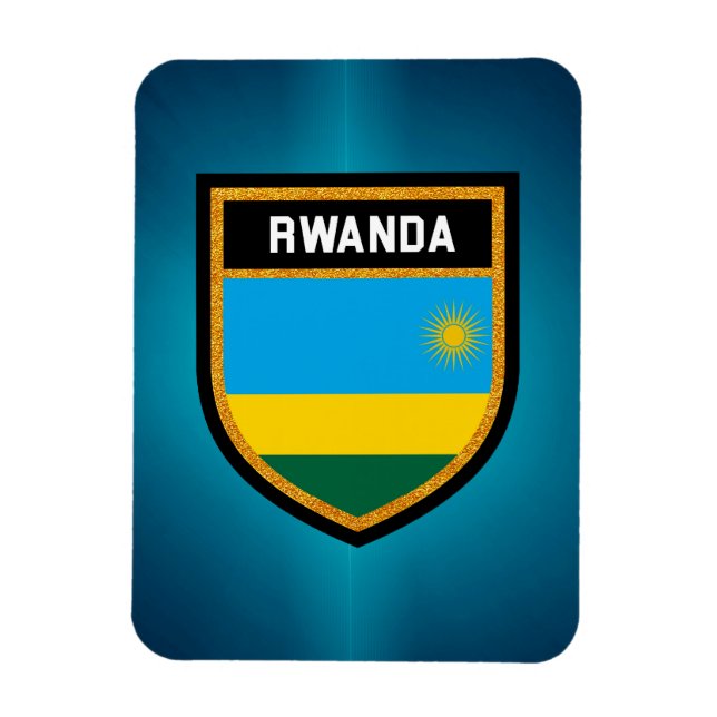 Magnet Flexible Drapeau du Rwanda (Vertical)