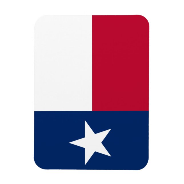 Magnet Flexible Drapeau du Texas (Vertical)