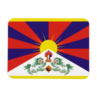 Magnet Flexible Drapeau du Tibet libre