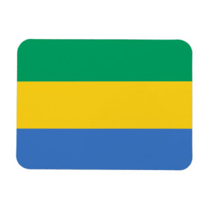 Magnet Flexible Drapeau gabonais