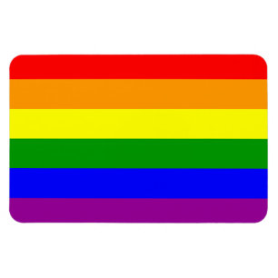 Magnet Flexible Drapeau gay pride / Drapeau arc-en-ciel