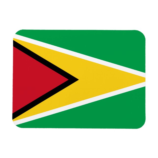 Magnet Flexible Drapeau Guyana (Horizontal)