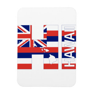 Magnet Flexible Drapeau hawaïen HI Hawaii