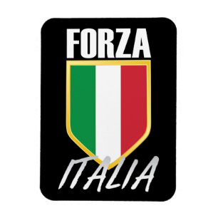 Magnet Flexible Drapeau italien Forza Italia Soccer