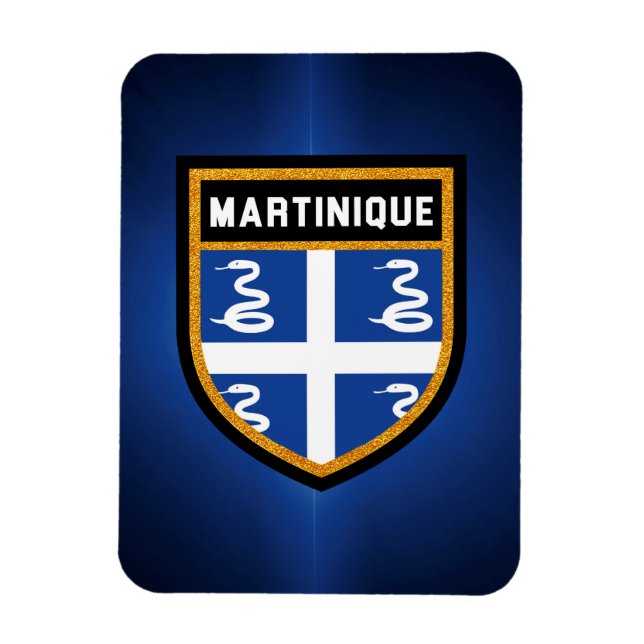 Magnet Flexible Drapeau Martinique (Vertical)