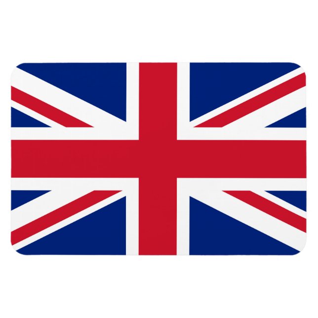 Magnet Flexible Drapeau national Union Jack Royaume-Uni Angleterre (Horizontal)